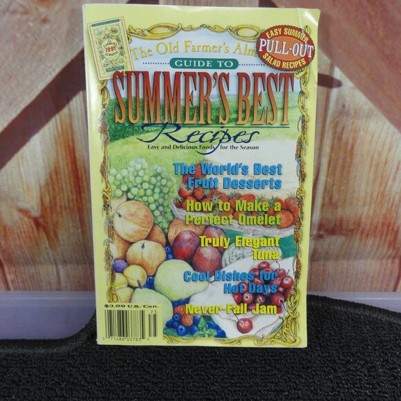 1997 Old farmers almanc Summer's Best recipes booklet~illustrated~Chef Life - Picture 1 of 5